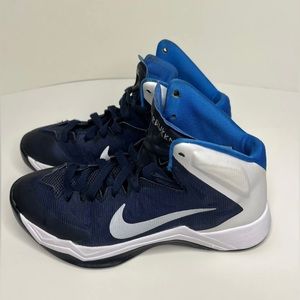 Nike Zoom Hyperquickness Sneakers Mens Size 7 Blue Basketball Shoes 599515-402